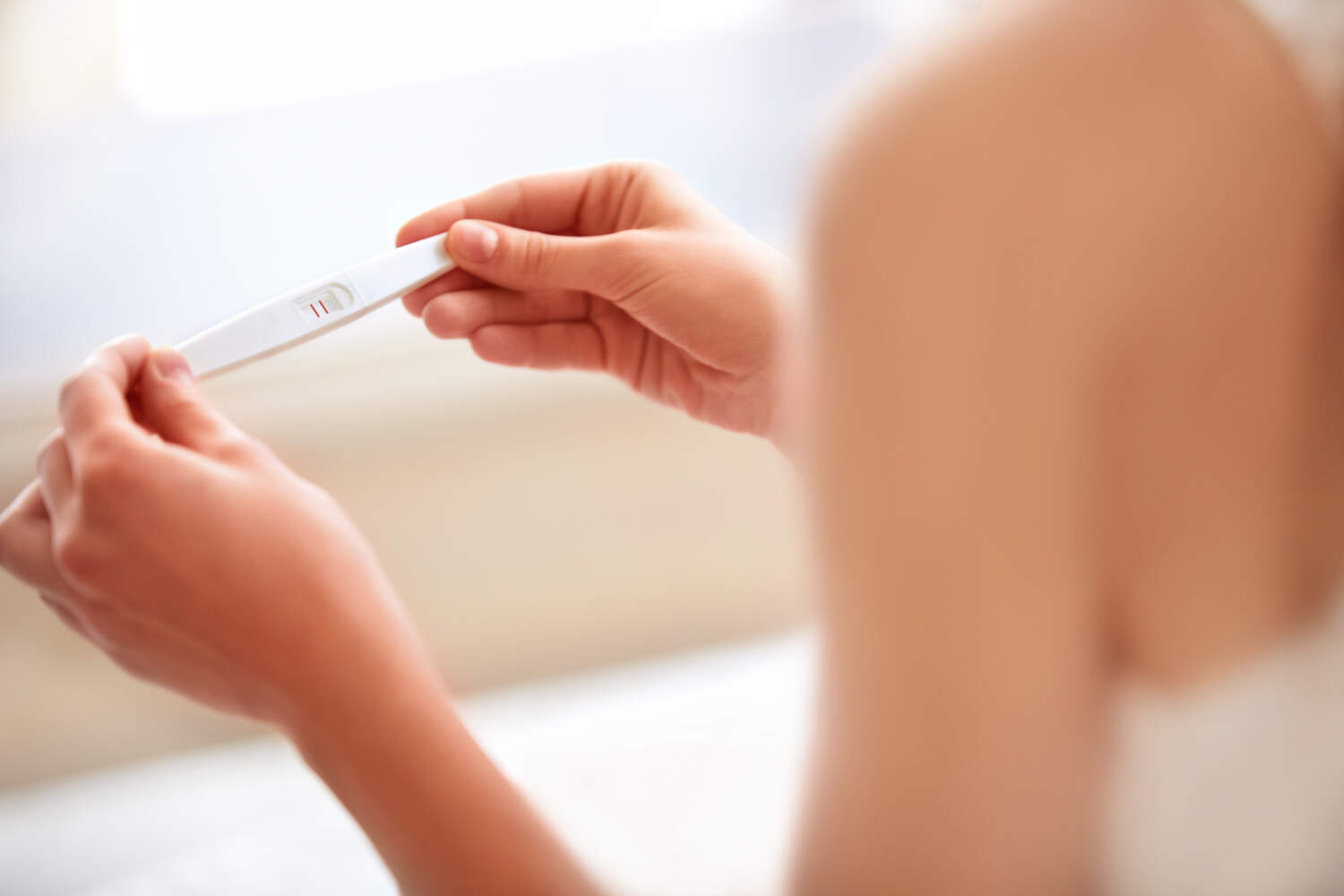 妊娠がわかった女性